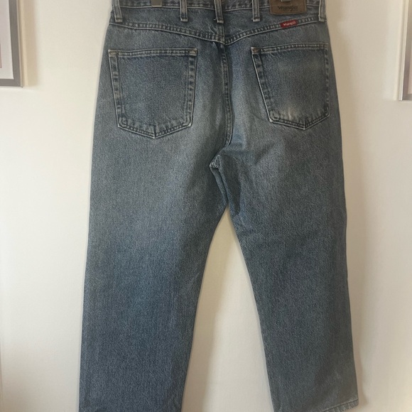 Wrangler Women’s Wide Leg Jeans - Light Blue Denim - Picture 2 of 4